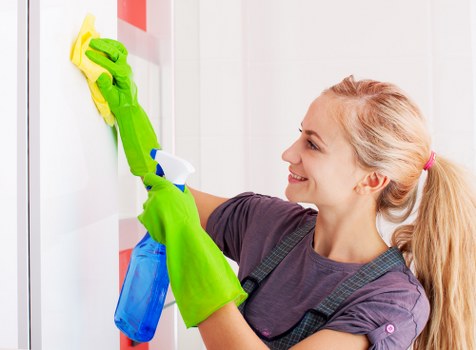 Professional carpet cleaners working in a Richmond upon Thames home