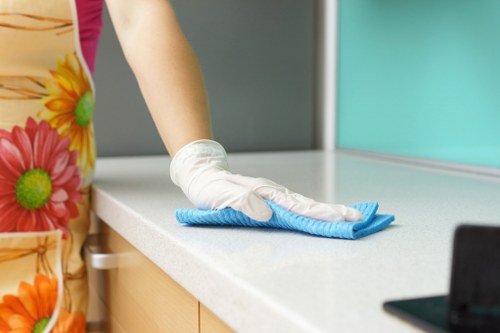 Move-out cleaning tasks in a Richmond upon Thames rental property
