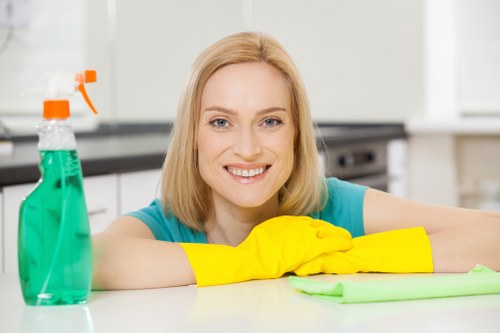 Carpet cleaners team supporting ethical labour practices