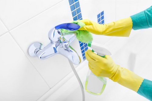 Deep carpet cleaning equipment in a local property